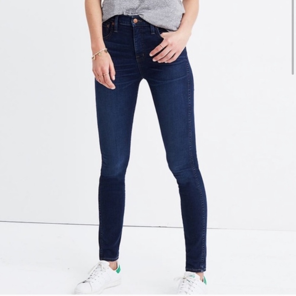 Madewell 10” high riser jean Hayes wash